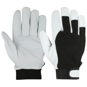 High Performance Durable Safety <b>Gloves</b> Heavy Duty Goat Grain Leather CE Certified Heat Resistant Anti-Slip Safety Cuff - Product Image 1