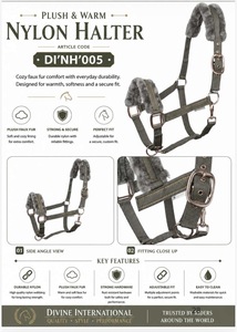 Cabestro de Lujo para Caballo de Nailon Suave y PP con Acolchado Confortable, Tamaño y Empaque Personalizados de Divine International - Product Image 5