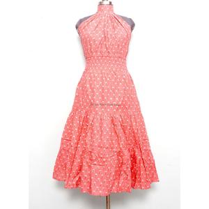Robe midi évasée pour femme, style années 90, inspirée du vintage, sans manches, boutonnée, longue, personnalisable, pour soirée ou tenue décontractée - Product Image 6