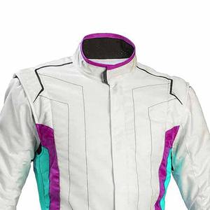 Combinaison de karting en coton côtelé élastique, faible MOQ, design personnalisé, idéale pour l'entraînement, meilleure vente - Product Image 2