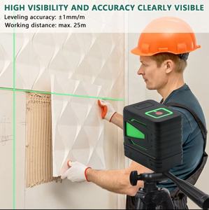 Niveau à 2 lignes de haute précision pour la <span class=keywords><strong>pose</strong></span> et le nivellement de carreaux muraux intérieurs et extérieurs. - Product Image 4