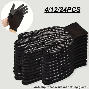 Dotted Gloves Custom Logo Cotton Safety Gloves Anti Slip Working Gloves Factory Supply <b>PVC</b> Coated Dotted Gloves - Product Image 6