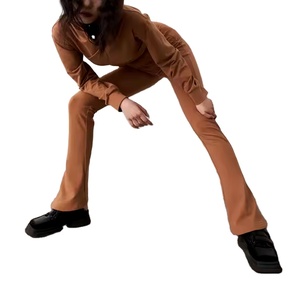 Survêtements d'hiver personnalisés en velours 2 pièces en velours avec strass bon marché pour femmes Survêtement de jogging en velours pour hommes et femmes 2026 - Product Image 5