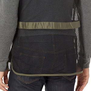 Gilet de chasse personnalisé pour la chasse aux oiseaux en montagne, en matériaux importés, design matelassé avec porte-coquilles avant et fonction d'appel aux gibiers - Product Image 6