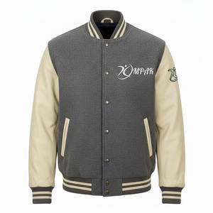 Professional High School Winter Hooded Eco-Friendly Fleece Fabric Contrast Sleeves Fashion Outerwear Streetwear Front Logo - Product Image 1