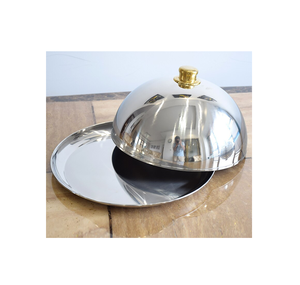 Grade <b>Round</b> Stainless Steel <b>Table</b> Dome Lid Stainless Steel Food <b>Cover</b> Best <b>table</b> Organizer Crafts With Amazing Price - Product Image 3
