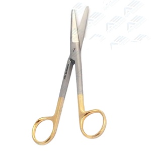 Tijeras Quirúrgicas Mayo de Carburo de Tungsteno para Estudiantes de Medicina, Acero Inoxidable, Punta Recta y Roma, Calidad Premium - Product Image 1