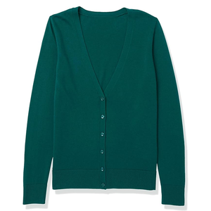 Women's Classic Long Sleeve Knit <b>Cardigan</b> <b>Sweaters</b> 100% Cotton Breathable Casual Open Front Button Down <b>Cardigan</b> - Product Image 5