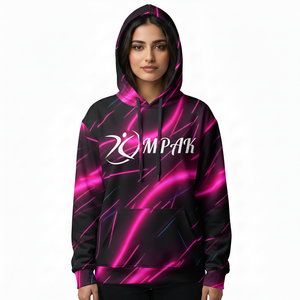 Sweat à capuche unisexe oversize moderne et décontracté pour l'hiver, avec broderie et impression, éco-responsable, pour le streetwear et la mode urbaine - Product Image 1