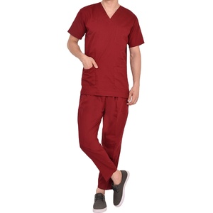 Nuevos uniformes médicos de calidad superior a la moda de punto transpirable cómodo todos los tamaños trajes de enfermera de Hospital OEM - Product Image 1