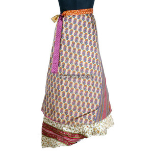 New Reversible Silk <b>Wrap</b> Floral <b>Skirt</b> Women Beach Wear Sarong Reversible Dress Garden Silk Magic Long <b>Wrap</b> <b>Skirt</b> Indian Magic - Product Image 1