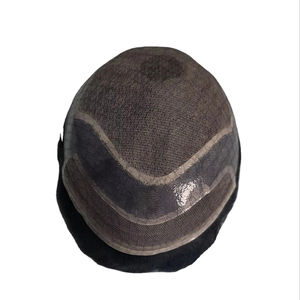 Perruque Toupet Mirage Frontale en Cheveux Humains Vierges Indiens Remy pour Hommes - Ondulation Profonde Yaki Taz Hair BD - Product Image 1