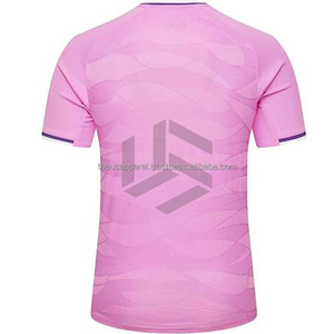 Nueva Llegada Ropa Deportiva Ropa de Fútbol 100% Poliéster Spandex Impresión por Sublimación Último Diseño Camisetas de Fútbol de Manga Corta - Product Image 2