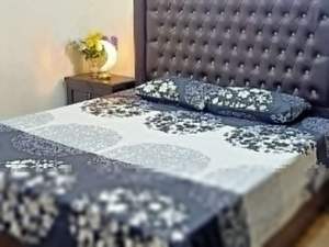 Parure de lit de luxe classique pour hôtel, 100% coton double brossé, imprimé 3D, 500 fils, écologique, motif floral, toutes saisons, résistant à la décoloration - Product Image 3