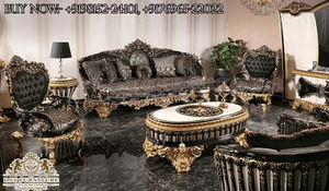 Juego de Sofás de Estilo Moderno para Salón, Muebles de Estilo Francés e Italiano, Juego de Sofás de 8 Plazas de Estilo Italiano, Reino Unido - Product Image 2