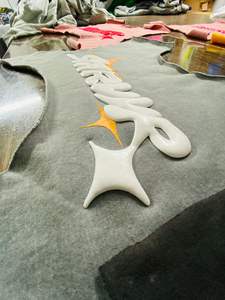 Conjunto Deportivo Personalizado para Hombre con Estampado Puff, Pantalones Jogger Acampanados y Sudadera, 100% Algodón - Product Image 3