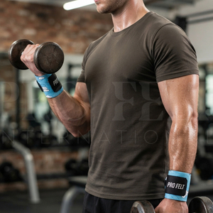 Muñequeras Profesionales para Levantamiento de Pesas, Correas de Soporte Ajustables, Entrenamiento Físico, Powerlifting, Culturismo - Product Image 3
