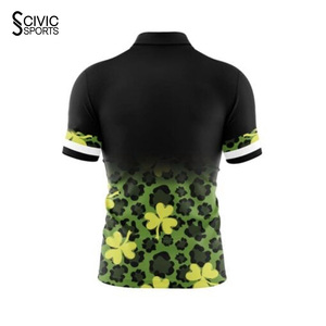 Custom Logo Breathable Lightweight Short Sleeve 100% Polyester Jersey for Men <b>Bowling</b> Team Services - Product Image 6
