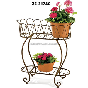 Luxury Eco-Friendly 100% Biodegradable Antique Finish Metal Flower Vase <b>Vintage</b> Style Home Decor by Zahid Exports in India - Product Image 4