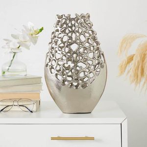 Vase à fleurs en métal de qualité supérieure, finition élégante, décoration de la maison, centre de table, durable, design moderne et élégant - Product Image 2