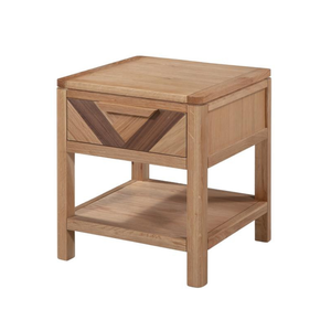 Muebles para el Hogar de Buena Calidad, Diseño Contemporáneo, Colección MARS, Mesa de Noche de Madera Maciza para Dormitorio - Product Image 1