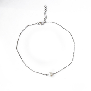Cheville en argent 925 avec perles pour femme, bijou de pied délicat, cadeau avec pierres, design de gros, pour usage quotidien, fête, anniversaire - Product Image 1