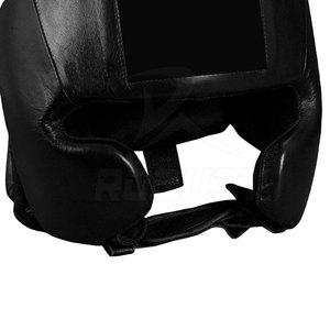 Protectores de Cabeza de Boxeo Ajustables de Cuero con Diseño Transpirable para Boxeo y Deportes - Product Image 4