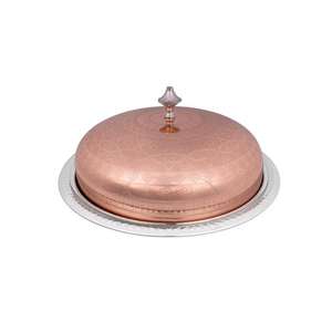 Otros Suministros para Hoteles y Restaurantes, Plato para Servir Comida Árabe de Acero Inoxidable Chapado en Oro - Product Image 2