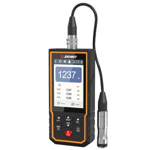 Sndway auto vernice tester rivestimento spessimetro strumenti di prova digitale vernice correttore spessimetro con funzione di memorizzazione dei dati