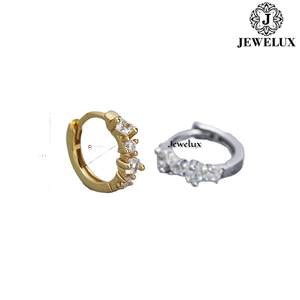 Luxury Natural VVS Diamond <b>Stud</b> Earrings 925 Sterling <b>Silver</b> Stylish Bridal And Party Wear Jewelry From Indian Supplier - Product Image 2
