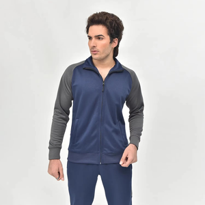 Ensemble de survêtements pour hommes en gros, 2 pièces avec fermeture éclair, ensemble sweat à capuche et pantalon de jogging, survêtement en molleton technique, veste de survêtement personnalisable pour hommes - Product Image 4