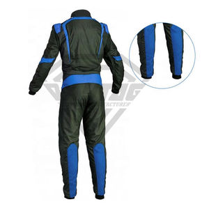 Traje de Carreras de Karts Profesional, Personalizado, Protector, de Una Pieza, Transpirable, Resistente a la Abrasión, para Deportes de Pista - Product Image 3