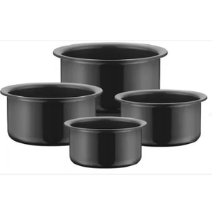 Casserole/Patila Premium en Aluminium Anodisé Dur, Fond Épais, Conception Robuste, Idéale pour la Cuisson, les Currys et la Cuisine Indienne Quotidienne - Product Image 3
