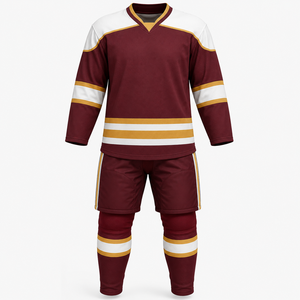 Uniformes de Hockey sobre Hielo Unisex, Ropa Deportiva para Equipos, Todas las Tallas Disponibles, Hechos de Poliéster, Servicios OEM, Adultos, Envío Rápido - Product Image 4