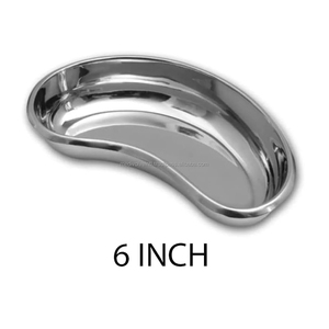 Bandeja renal de acero inoxidable de 6 pulgadas, reutilizable, autoclavable, tazón para vómitos, manual, CE ISO OEM ODM, proveedor mayorista, diseños personalizados - Product Image 1