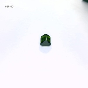 Tourmaline vert foncé de qualité 3A, octogonale, 3,44 ct, pierre précieuse de haute qualité, couleur intense, clarté transparente, pour collier et bague. - Product Image 4
