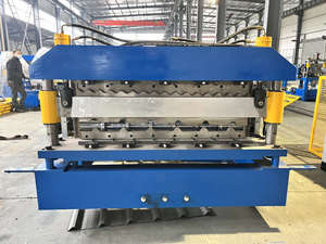 Máy tạo hình cuộn tự động ngói kim loại hai lớp phủ kính điều khiển PLC, độ an toàn cao, khuyến mãi nóng, kích thước tùy chỉnh - Product Image 3