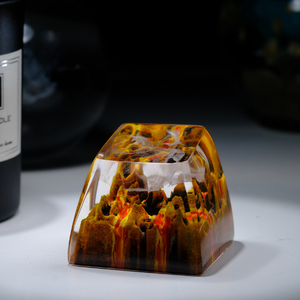 Keycaps Mystiques Anime, Keycaps Artisanaux Personnalisés, Keycaps Anime Mignons, Keycaps Verts, Ensemble de Keycaps, Keycaps en Résine - Product Image 6