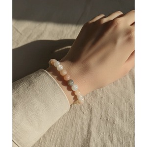 Bracelet d'harmonie en pierres de lune multicolores en gros, fait main, en pierres de lune arc-en-ciel naturelles, bracelet de guérison en cristal perlé - Product Image 2