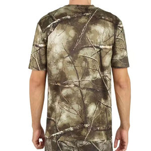 T-shirts de chasse camouflage personnalisés OEM de haute qualité, respirants, à manches courtes pour hommes, T-shirts de chasse performants - Product Image 2