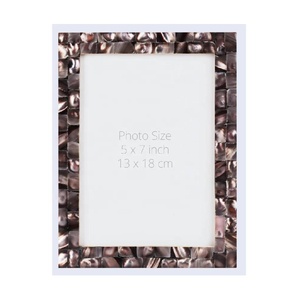 Haute qualité nacre et bois cadre Photo salon cadre présentoir doué Table de chevet cadres Photo décor à la maison - Product Image 6