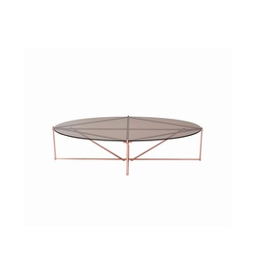 Contemporary Black Metal Coffee <b>Table</b> With <b>Marble</b> Top Minimalist Design Living Room Centerpiece Furniture Trendy Home Decor - Product Image 2