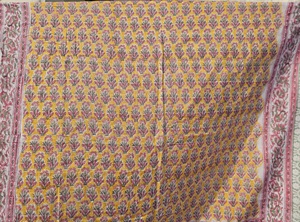 Paréo en coton imprimé à la main, motif floral, pour la plage, couvre-bikini, léger, écharpe d'été pour femme - Product Image 6