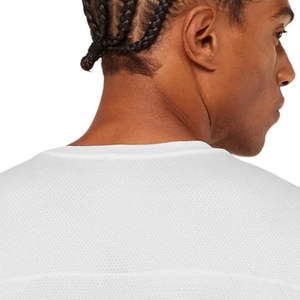 Mens Oversized Gym T Shirt Breathable Performance Athletic Workout <b>Tee</b> Loose Fit Training Fitness Shirt <b>White</b> - Product Image 5