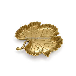 Bulk Supply Hand-Carved Brass Trinket Dish Modern Metal Vanity Accessory Wedding Manufacturer Exporter - Product Image 4