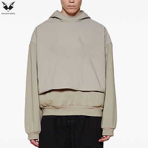 Sudadera con Capucha de Doble Capa de Alta Calidad para Hombre, Estilo Urbano, Algodón Grueso, Cálida para Invierno, con Logotipo Personalizado - Product Image 2