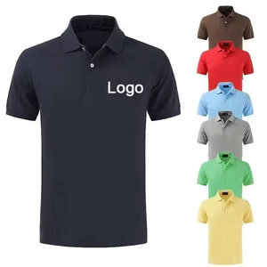 Chemise de golf pour homme, de haute qualité, brodée et imprimée, 100% coton, design personnalisé, uni, coupe classique, polos de golf pour homme - Product Image 1