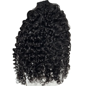 Luxury Hair Natural Hair Human Hair <b>Extensions</b> Super Double Drawn Single Donor 100% Raw Virgin Hair - Product Image 6