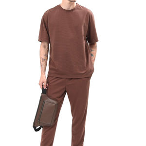 Servicio OEM, Fabricantes de Ropa, Logotipo Personalizado al por Mayor, Camiseta de Manga Corta para Hombre, 100% Algodón, Talla Grande, Color Sólido, Impresión por Serigrafía - Product Image 2