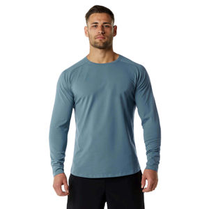 Camisetas de Hombre al por Mayor 100% Algodón, Cuello Redondo, Manga Larga, Logotipo Personalizado, Anti-Pilling, Corte Ajustado, Camisetas de Moda de Alta Calidad - Product Image 2